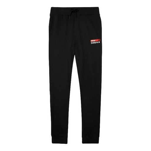 Спортни панталони New Balance Logo Print Sweatpants Черно | MP03905-BM, 0