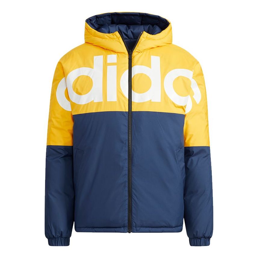 Пухо яке adidas Originals Reversible Hooded Down Jacket Синьо | H45285, 0