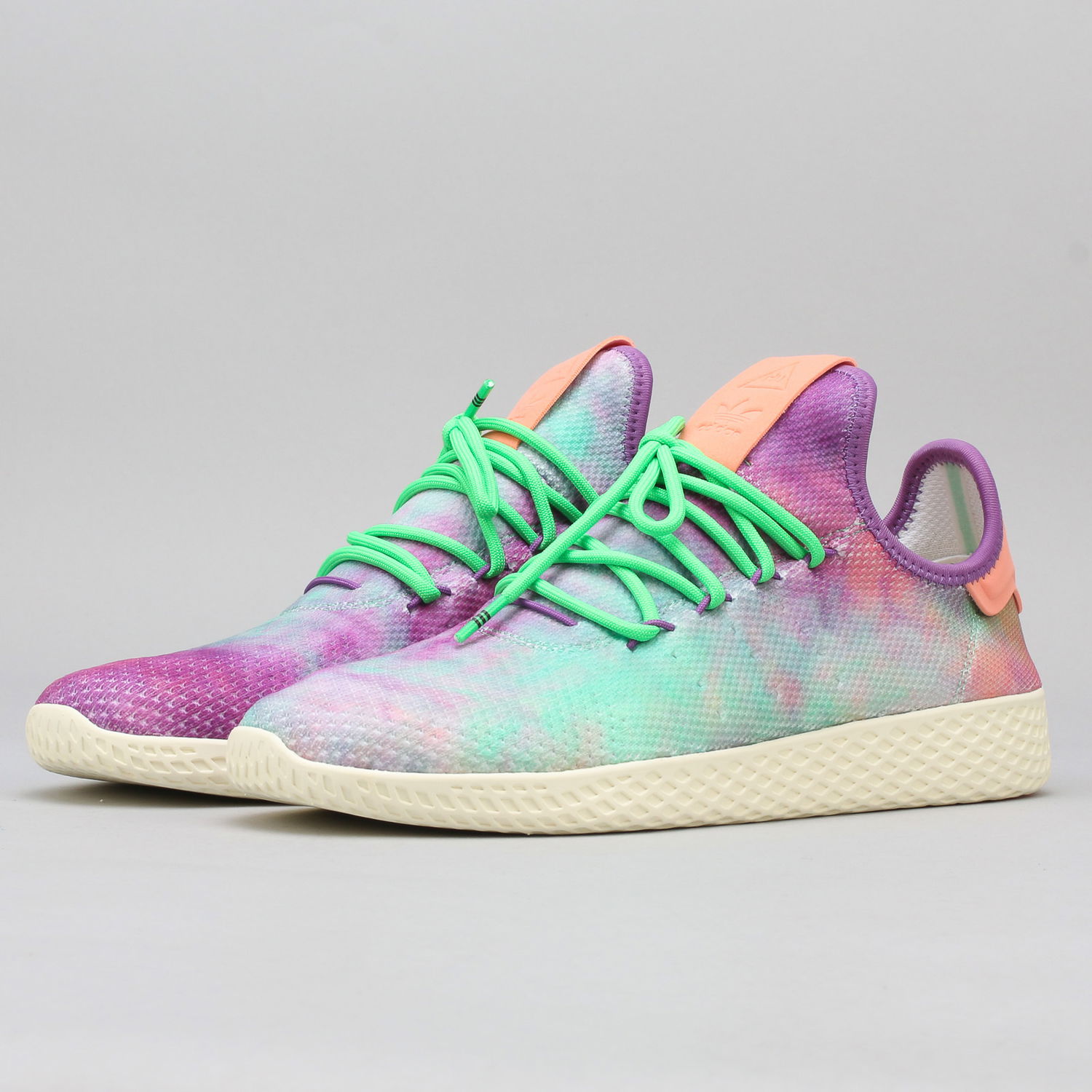 Кецове и обувки adidas Originals Pharrell x Tennis Hu Holi 'Chalk Coral' Лилаво | AC7366, 1