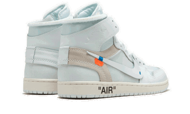 Кецове и обувки Jordan Off-White x Air Jordan 1 Retro High ''White'' 2018 OG Бяло | AQ0818-100, 1