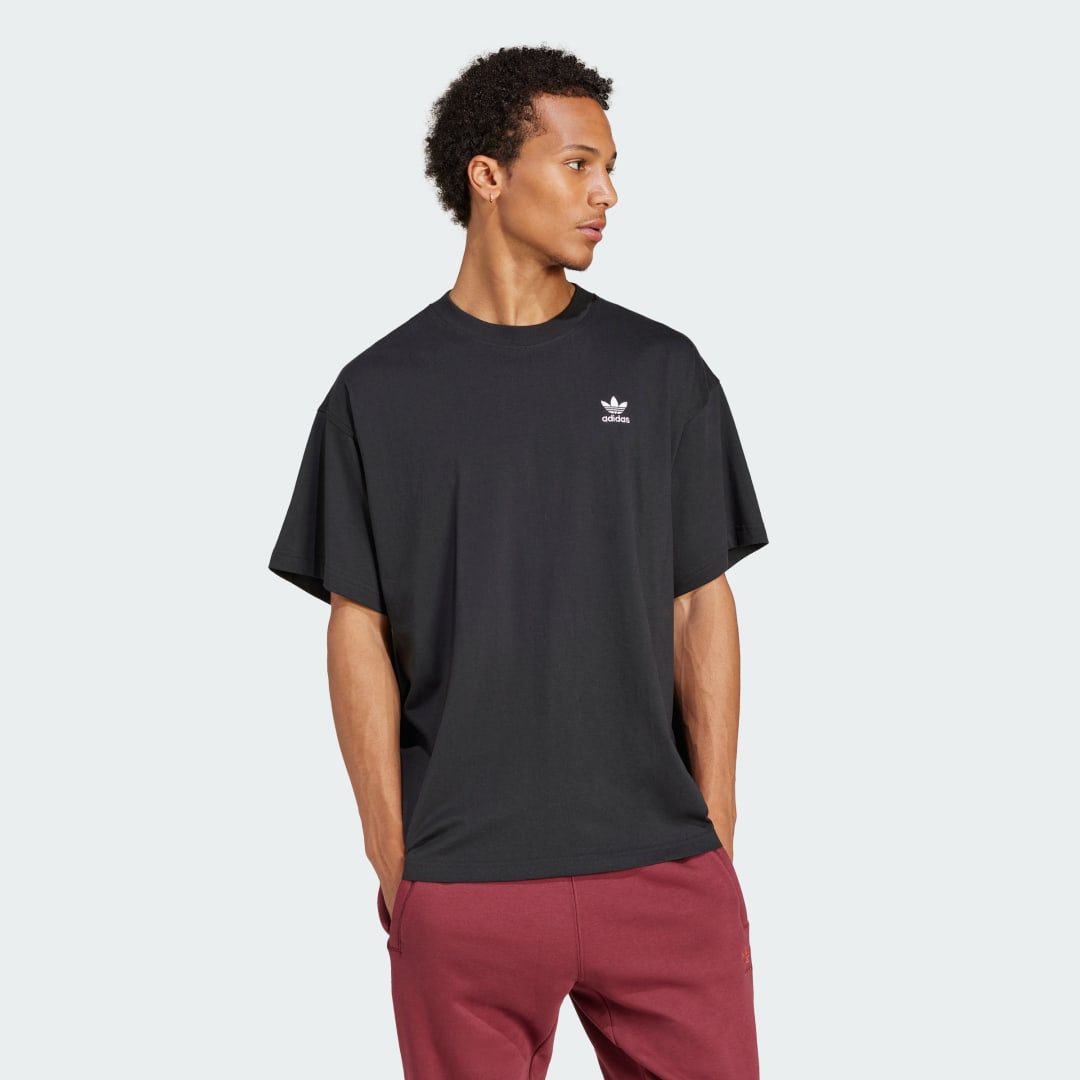 Тениска adidas Performance Trefoil Essentials Oversized T-Shirt Черно | JD0349, 0