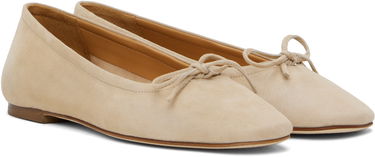 Облекло Aeyde Aeyde Delfina Suede Ballerina Flats Бежово | A11-FL-MNLR08FL17-SS25-957-017, 3