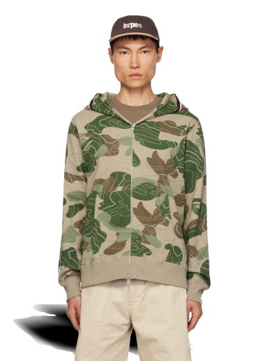 Суитчър BAPE 'WGM' Layered Line Camo Shark Hoodie Многоцветен | 001ZPJ801005M