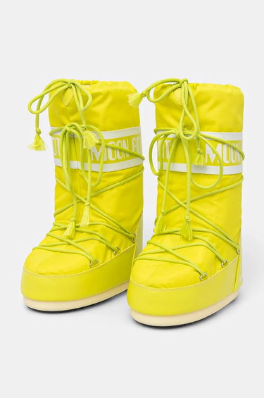 Кецове и обувки Moon Boot MB ICON NYLON Boots Жълто | 80D1400440.B001, 1
