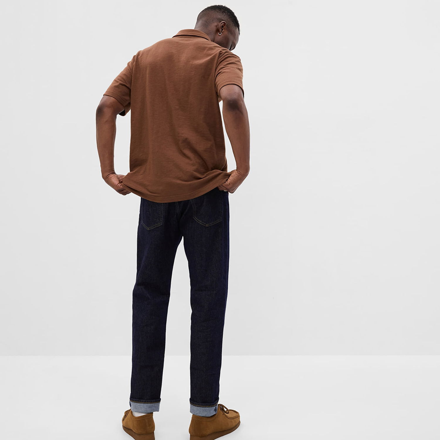 Дънки GAP Denim Pants Straight Resin Rinse Черно | 809092-00, 1