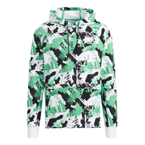 Суитчър adidas Originals Graphic Print Pullover Hoodie Зелено | H13810