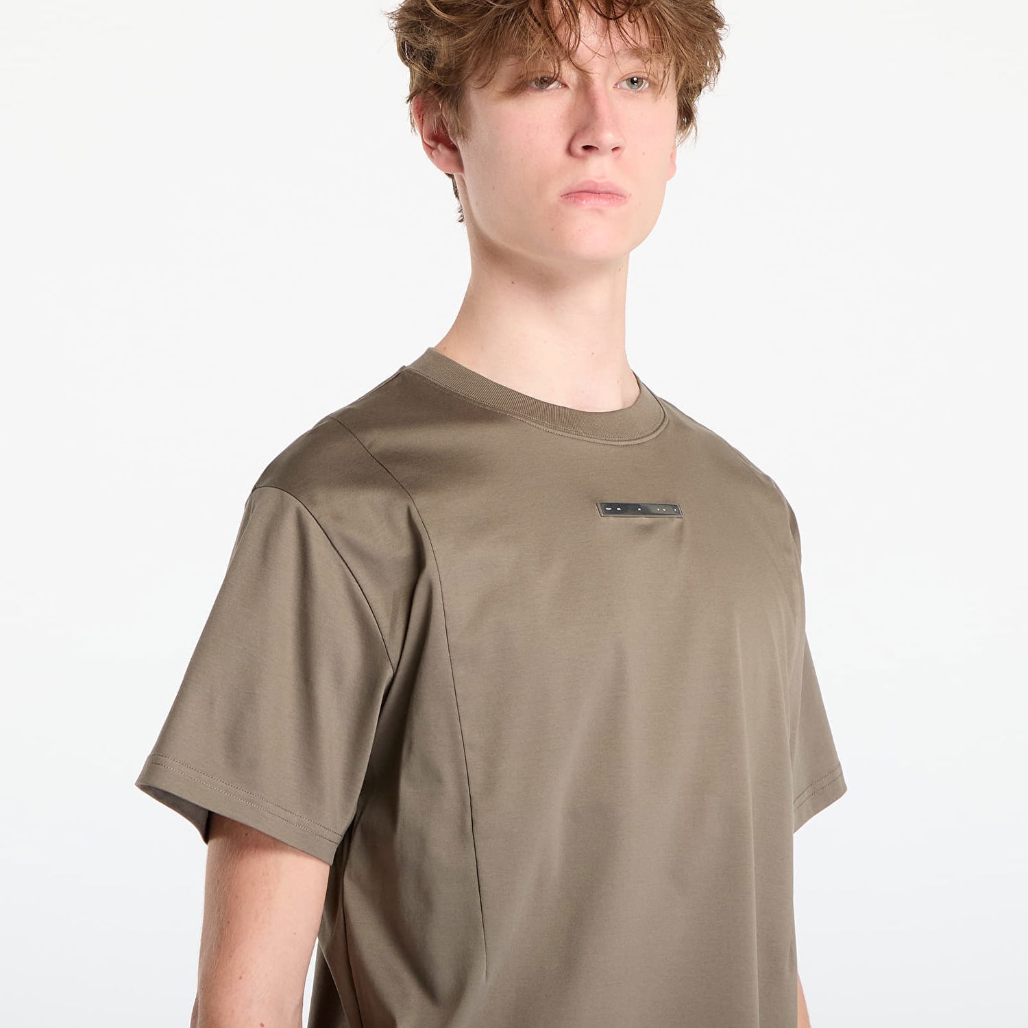 Тениска HELIOT EMIL Astrape Metallic Bar T-Shirt Зелено | AW25_M_09_139_DST19_CO, 1