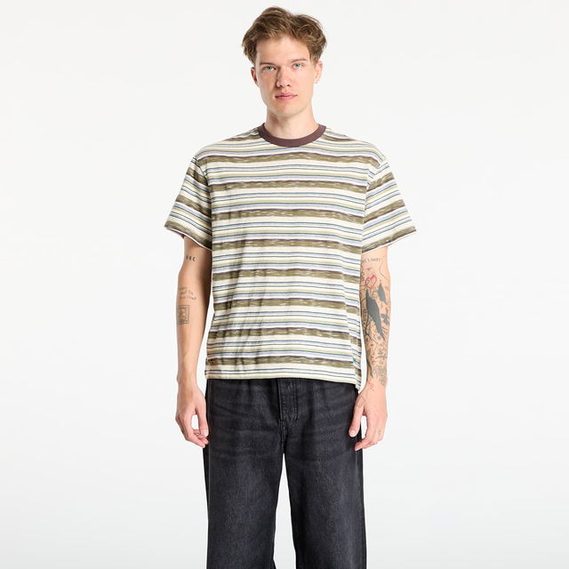 Toni Stripe T-Shirt Olive/ Multi