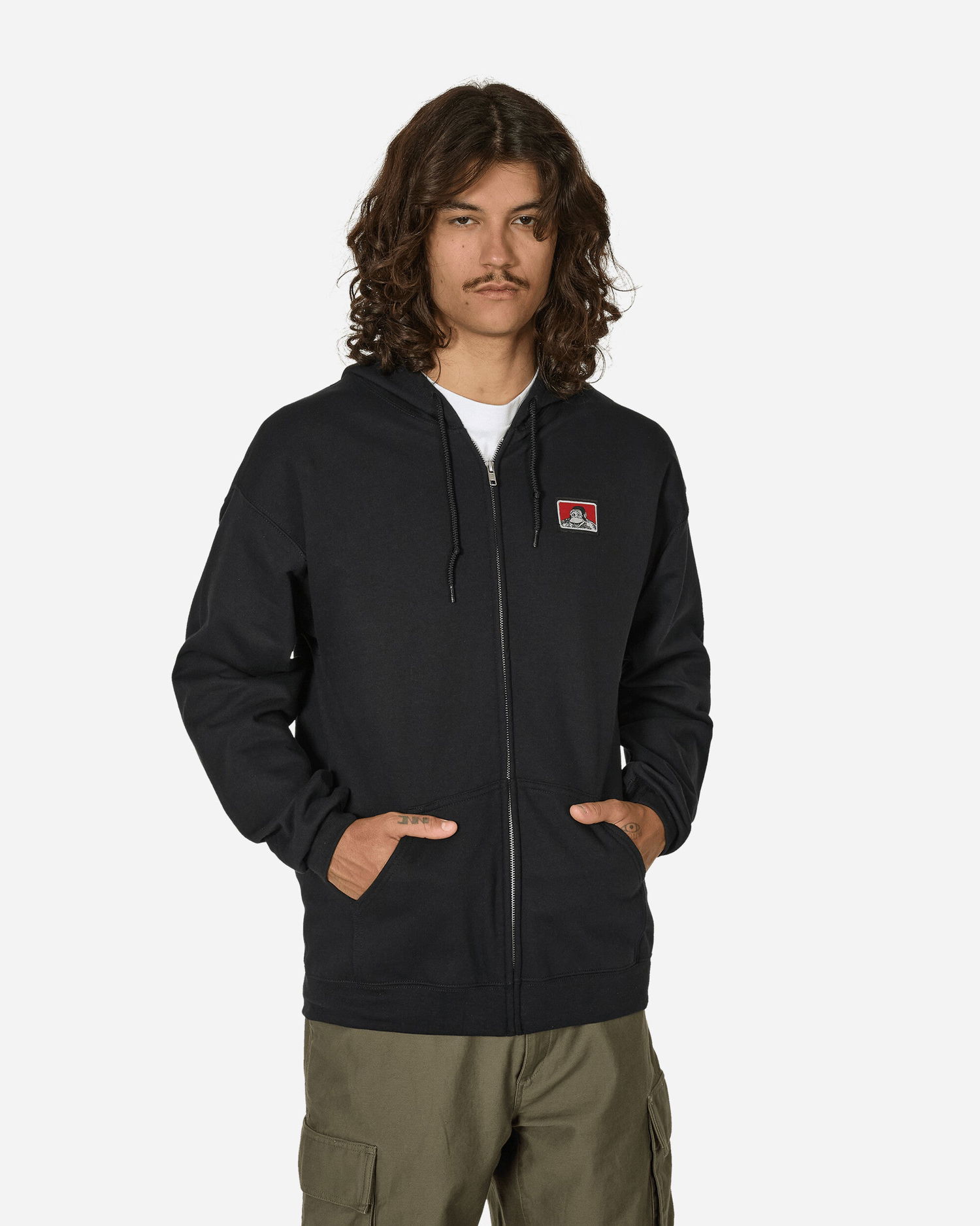 Суитчър Ben Davis Full Zip Hoodie Черно | BEN9034 001, 1