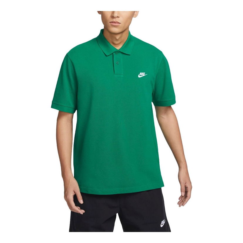 Поло тениска Nike Club Logo Polo Shirt Зелено | FN3895-365