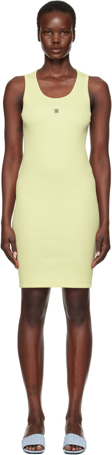 Pокля Givenchy Ribbed Tank Dress Зелено | BW21PS3YHY330, 0