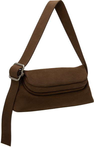 Чанта през рамо OSOI Suede Shoulder Bag Кафяво | 24FWB01016048, 1