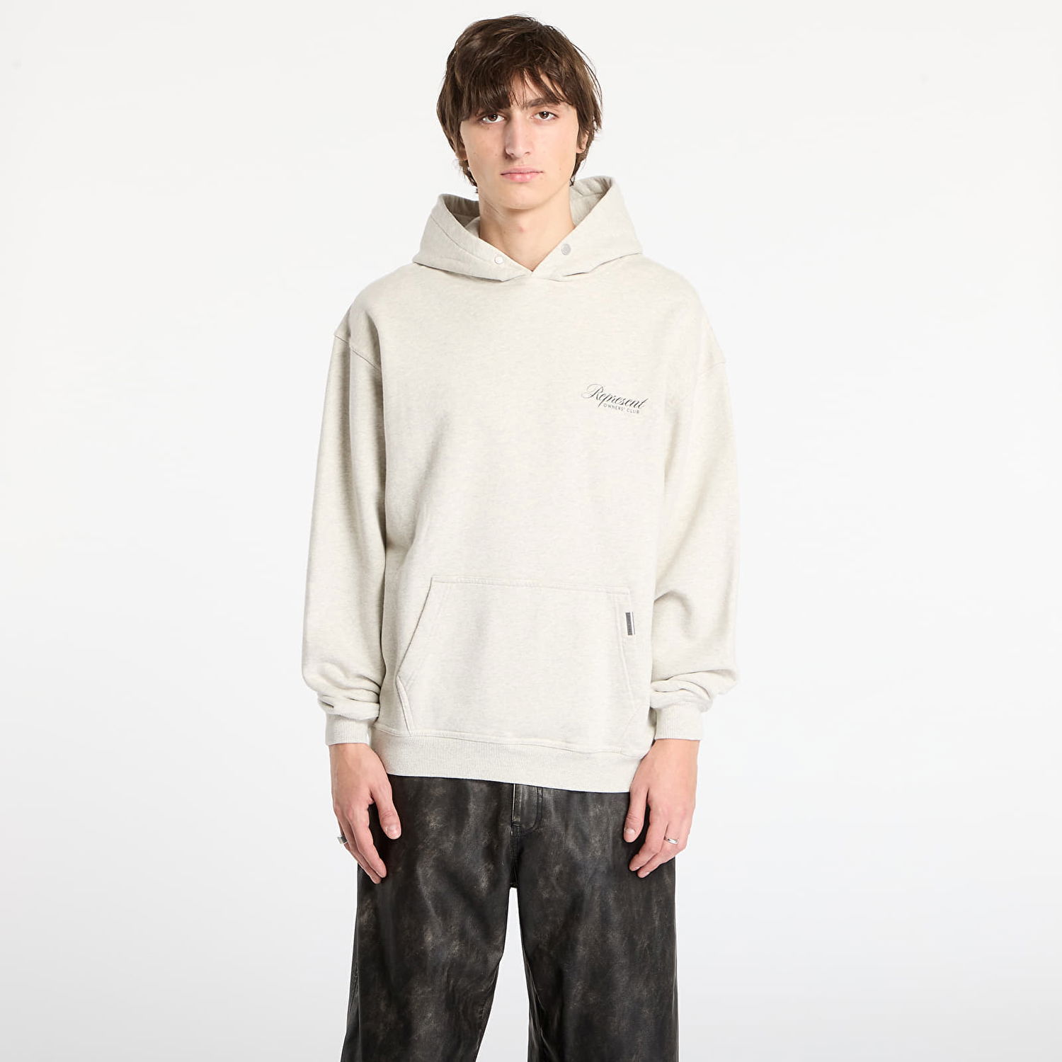 Суитчър Represent Clo Owners Club Script Hoodie Сиво | OCM41200-30, 0