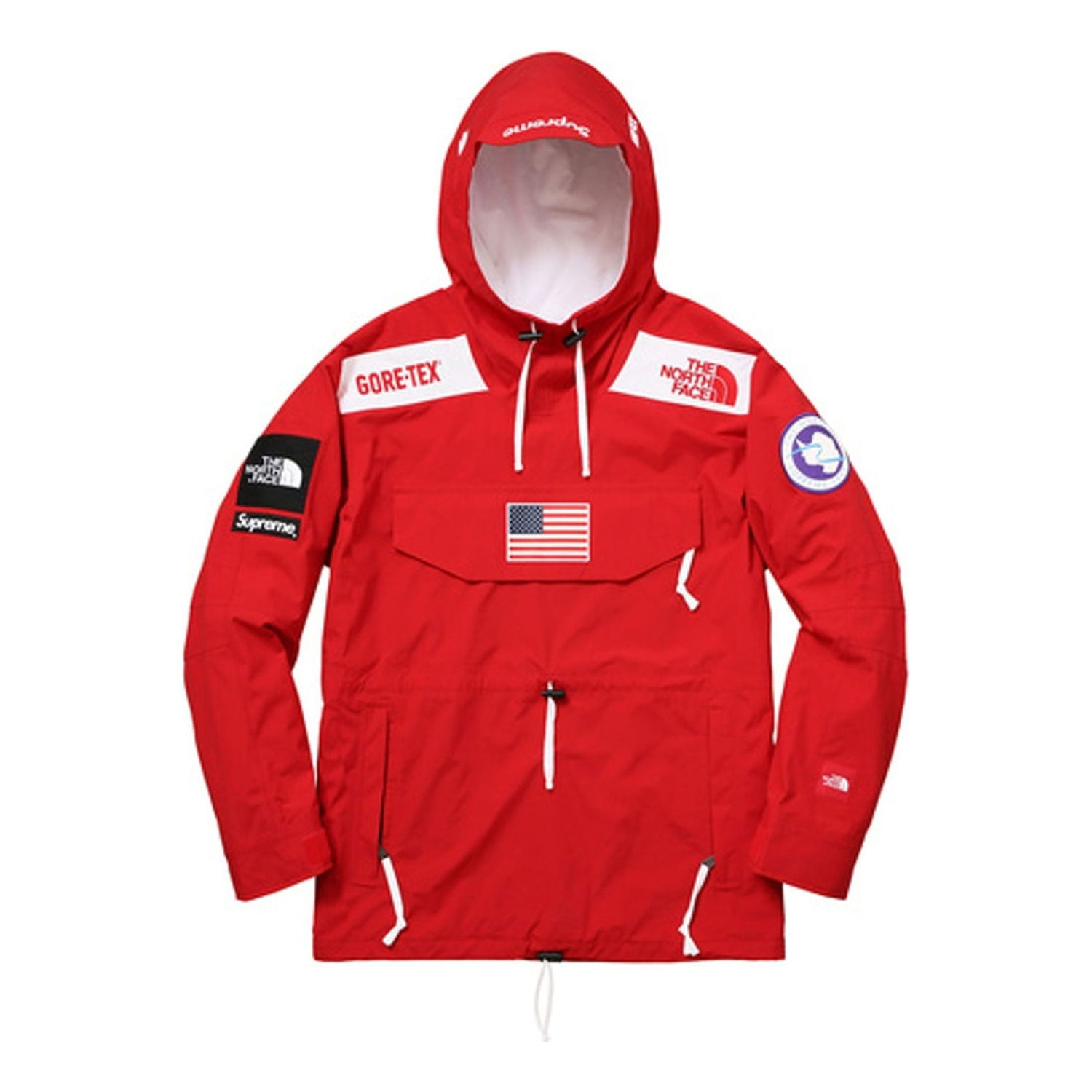 Ветровка Supreme The North Face Trans Antarctica Expedition Pullover Jacket Червено | SUP-SS17-609, 0