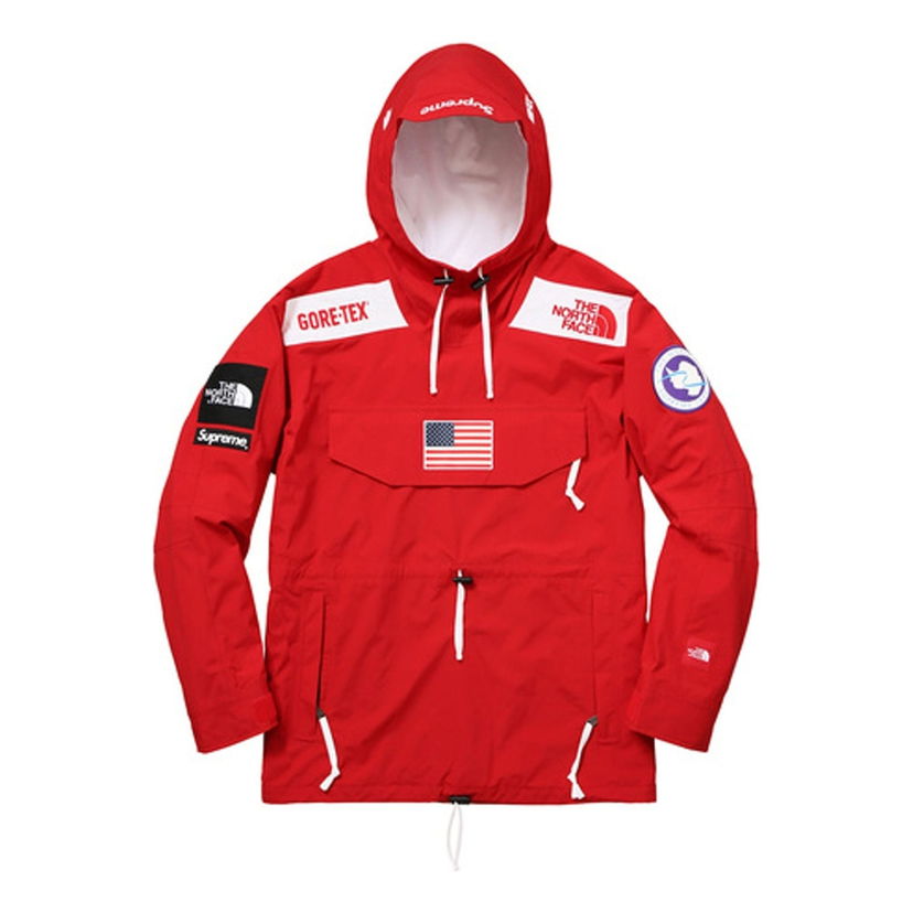 Ветровка Supreme The North Face Trans Antarctica Expedition Pullover Jacket Червено | SUP-SS17-609