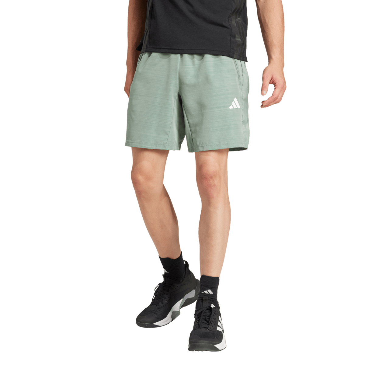 Къси панталони adidas Originals Performance Mélange Training Shorts Зелено | JM3658, 0