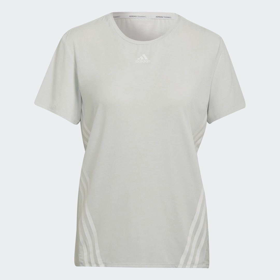 Тениска adidas Performance 3-Stripes Training T-Shirt Сиво | HC2759, 0