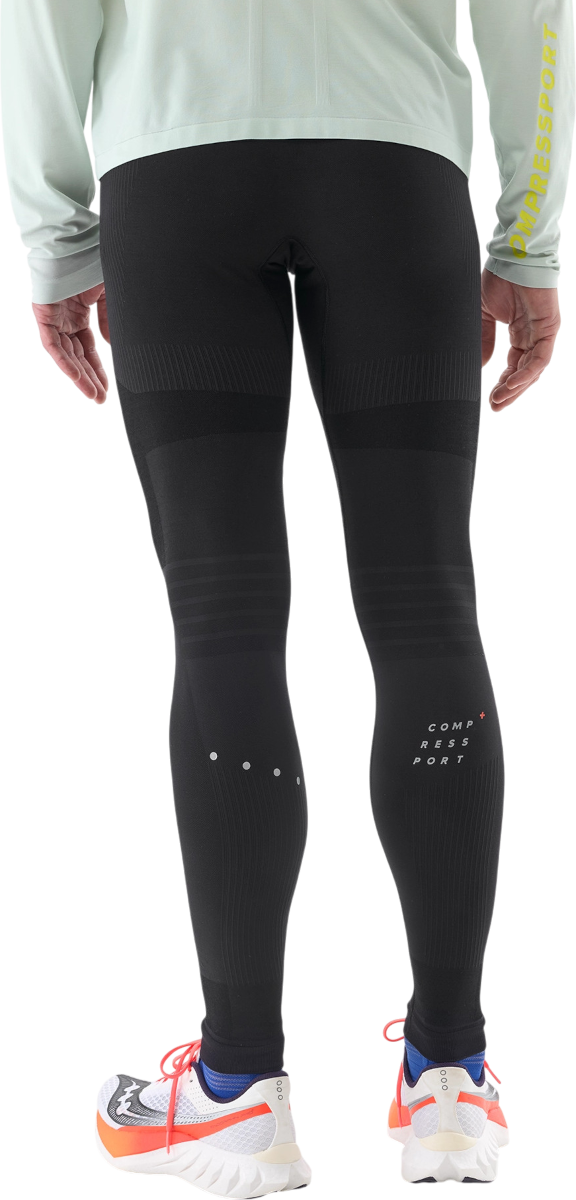 Клинове Compressport Winter Running Legging Черно | atim3249000, 1