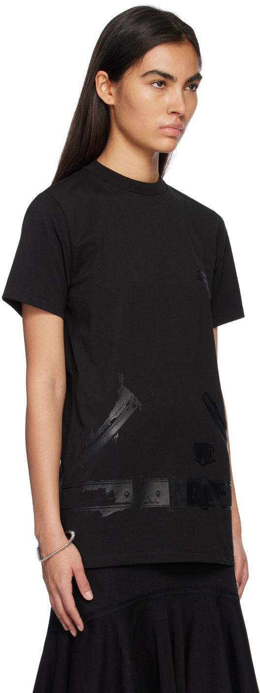 Тениска We11done Graphic Print T-shirt Черно | WD-TT1-23-798-U-BK, 1