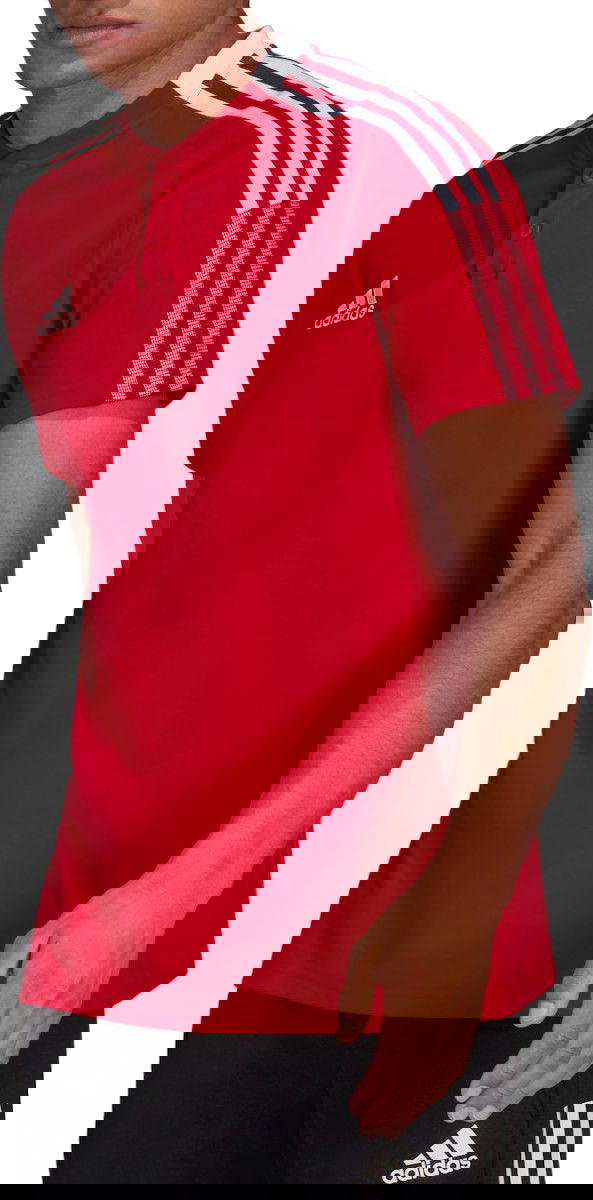 Поло тениска adidas Originals Tiro 21 Polo Shirt Червено | gm7365, 0