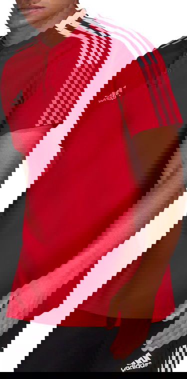 Поло тениска adidas Originals Tiro 21 Polo Shirt Червено | gm7365, 0