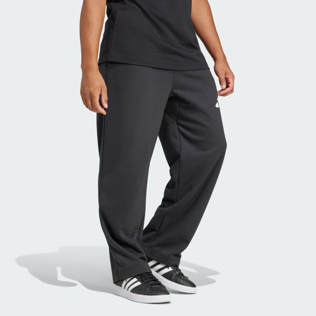 Спортни панталони adidas Performance Wide Leg Logo Joggers Черно | JF3604, 1