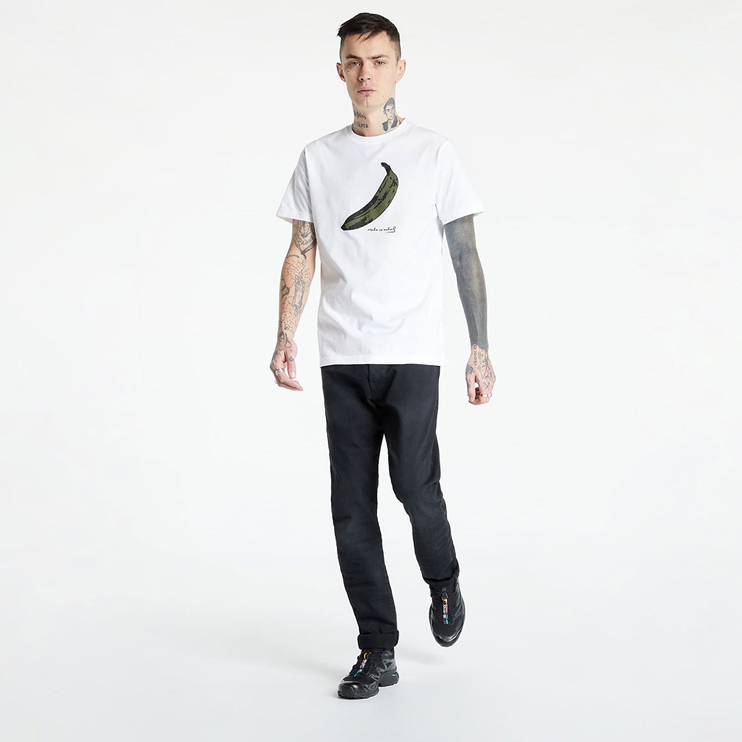 Тениска Maharishi OG-107 Banana T-Shirt Бяло | 9642 White, 1