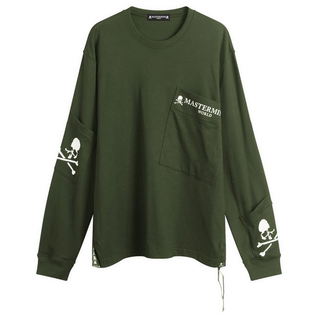 MASTERMIND WORLD Multi Pocket Long Sleeve T-Shirt