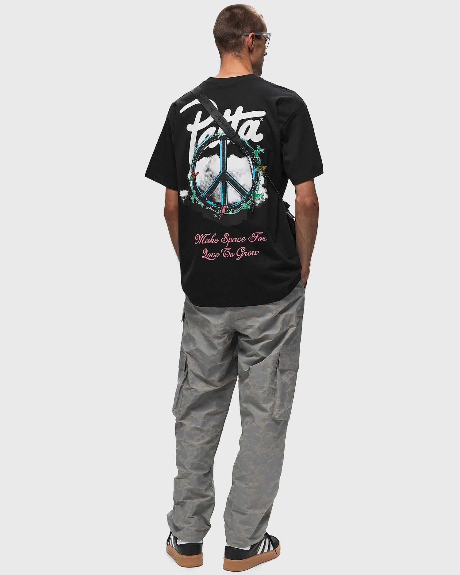 Тениска Patta Xerox Peace T-Shirt Черно | POC-AW24-1000-290-0301-001, 1