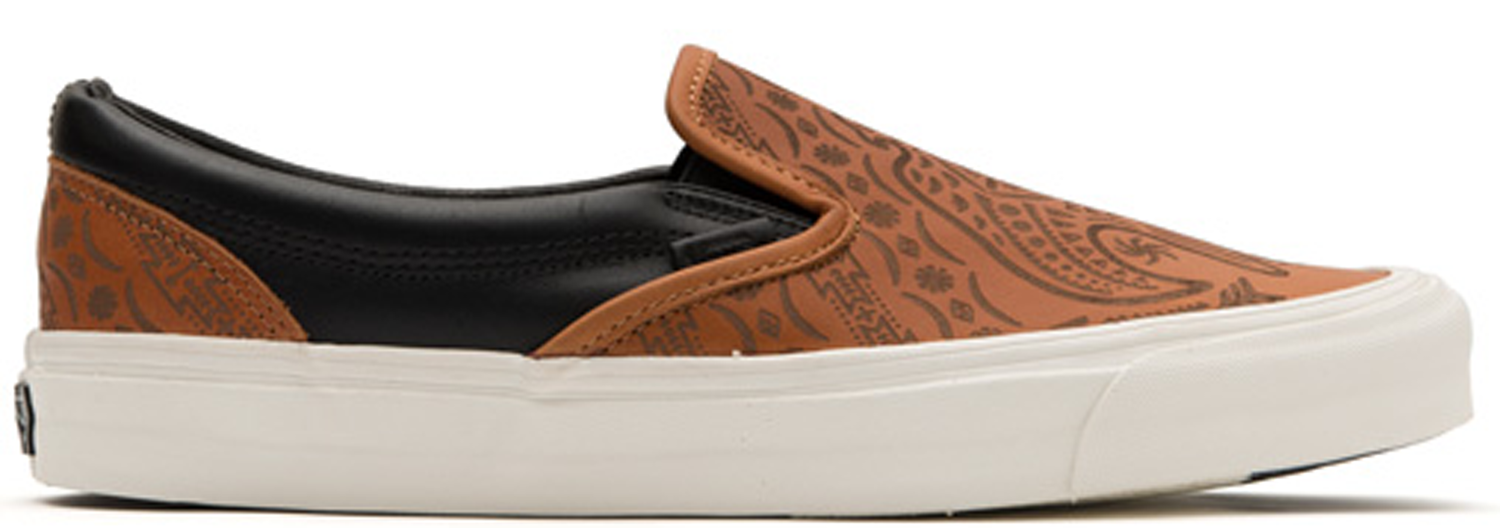 Кецове и обувки Vans Slip-On Taka Hayashi x Brooks Tortoise Shell Кафяво | VN0A2Y36KCW, 0