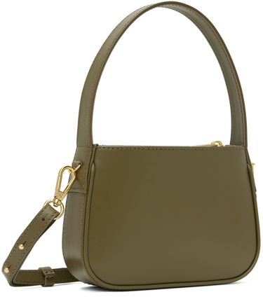 Чанта през рамо Blumarine Rhinestone Logo Shoulder Bag Зелено | P4HHW004A, 2