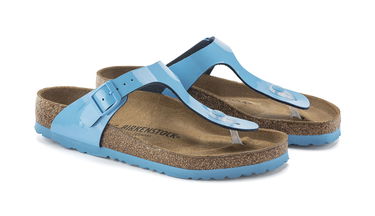 Кецове и обувки Birkenstock Gizeh Birko-Flor Синьо | 1024005, 4