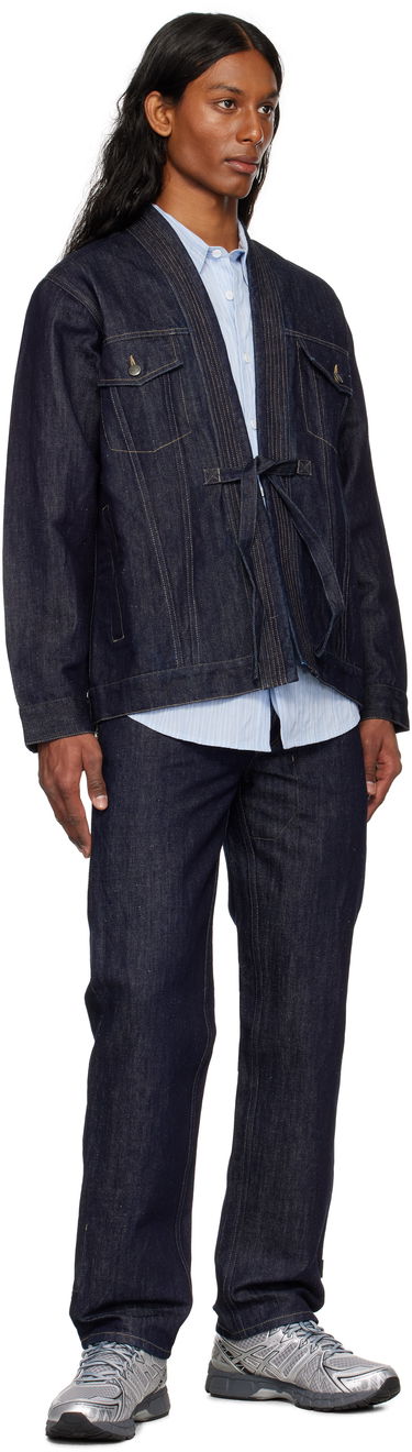 Яке Maharishi Maharishi Hemp Denim Kimono Jacket Синьо | 6059, 3