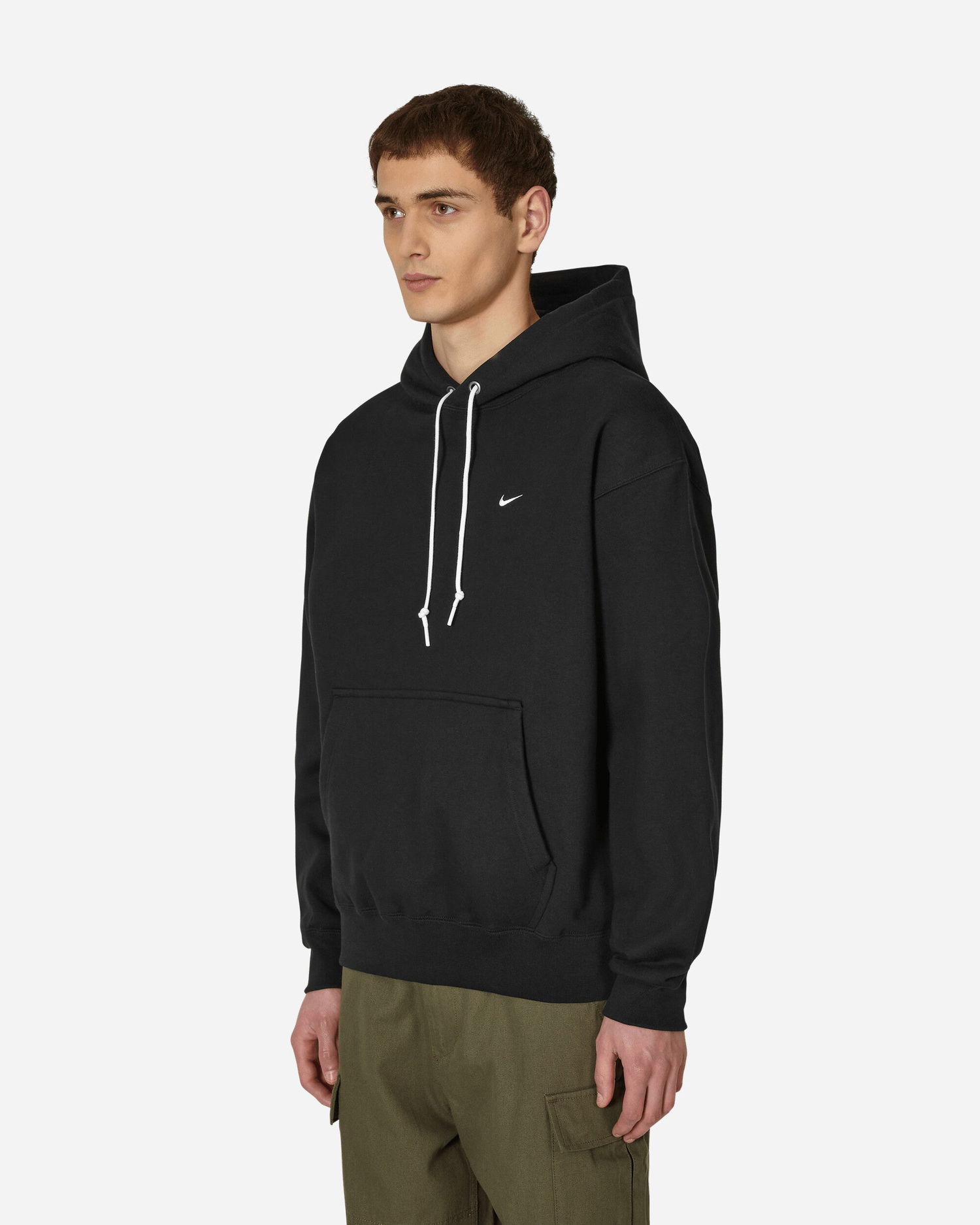Суитчър Nike Solo Swoosh Hooded Sweatshirt Черно | DX1355-010, 1