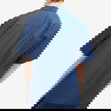 Риза YMC Mitchum Short Sleeve Shirt Тъмно синьо | P2WAO-40, 3
