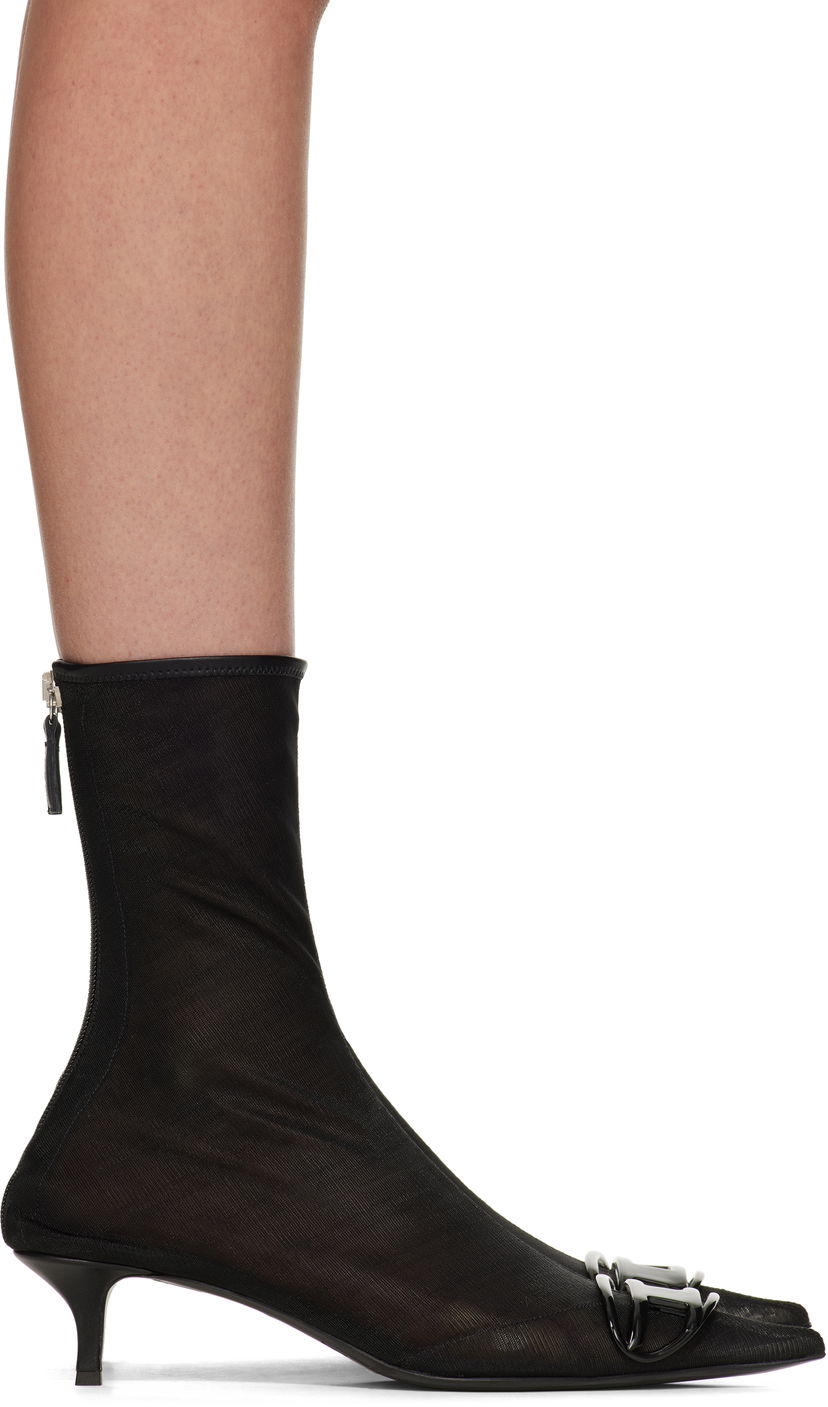 Кецове и обувки Diesel D-Venus Kittie Bt Ankle Boots Черно | Y03409 P3426