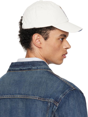 Шапка с козирка Polo by Ralph Lauren Polo Ralph Lauren Polo Bear Twill Ball Cap Бяло | 710963775001, 2