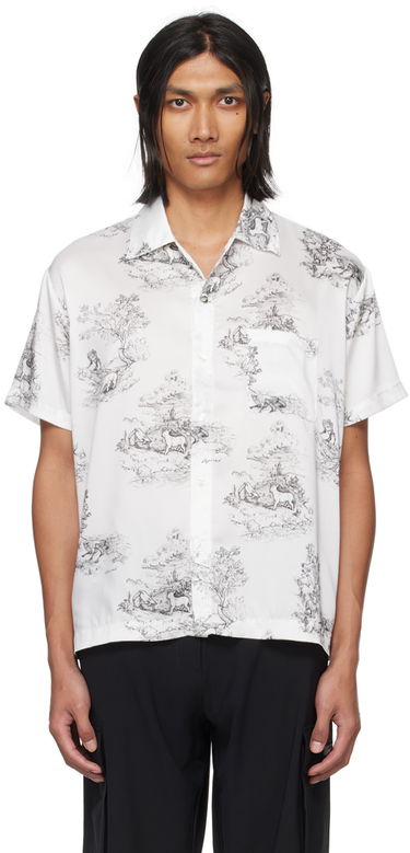 Риза Coperni Coperni Pastoral Toile Print Shirt Бяло | COPCH17115MEN, 0