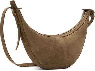 Чанта през рамо Khaite KHAITE Small Augustina Suede Crossbody Bag Кафяво | H6016-726, 1