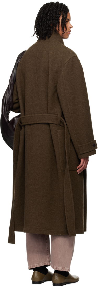 Тренчкот LEMAIRE LEMAIRE Men's Wrap Coat Зелено | CO1090 LF1117, 2