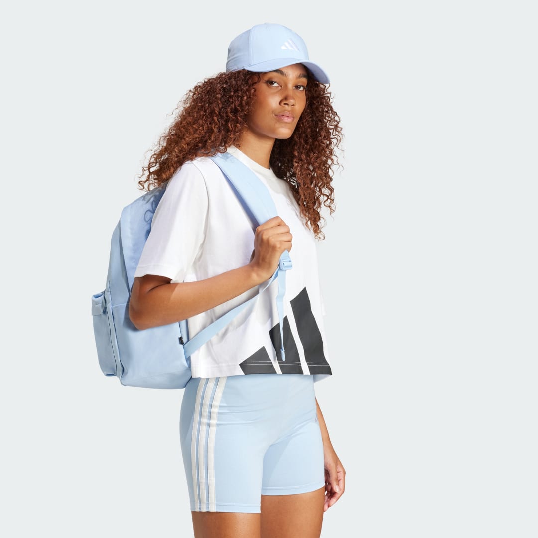 Тениска adidas Performance Big Logo Boyfriend Fit T-Shirt Бяло | JG8737, 1