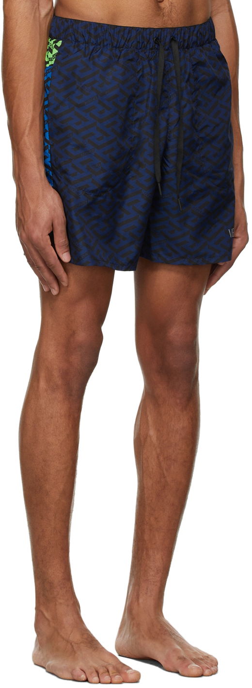 Бански Versace La Greca Gym Shorts Синьо | 1004117 1A03004, 1