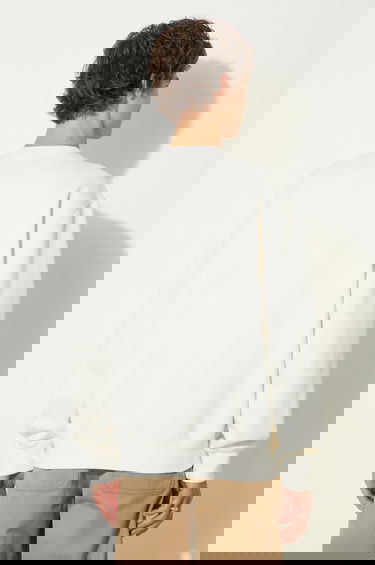 Суитчър Carhartt WIP Heart Train Pocket Crewneck Sweatshirt Бяло | I033932.D6XX, 2