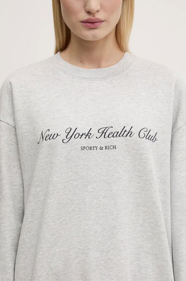 Пуловер Sporty & Rich Sporty & Rich NY Health Club Sweatshirt Сиво | ST071506043GY03, 7