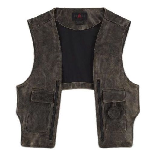 Жилетка Jordan Leather Vest by J Balvin Черно | FJ6134-010, 0