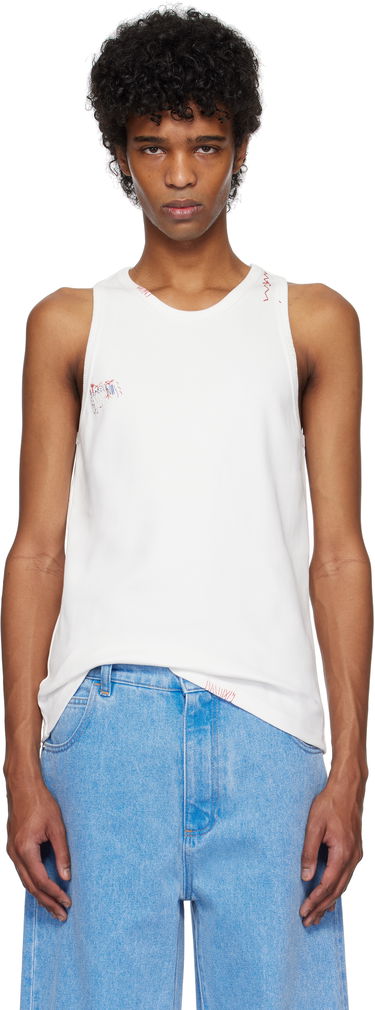 Потник Marni Marni Fitted Tank Top Бяло | HUMU0326S0 UTC458, 0