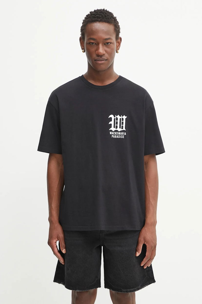 Тениска WACKO MARIA Wacko Maria Paradise Logo Heavy Weight T-Shirt Черно | 25SS.WMT.WT06