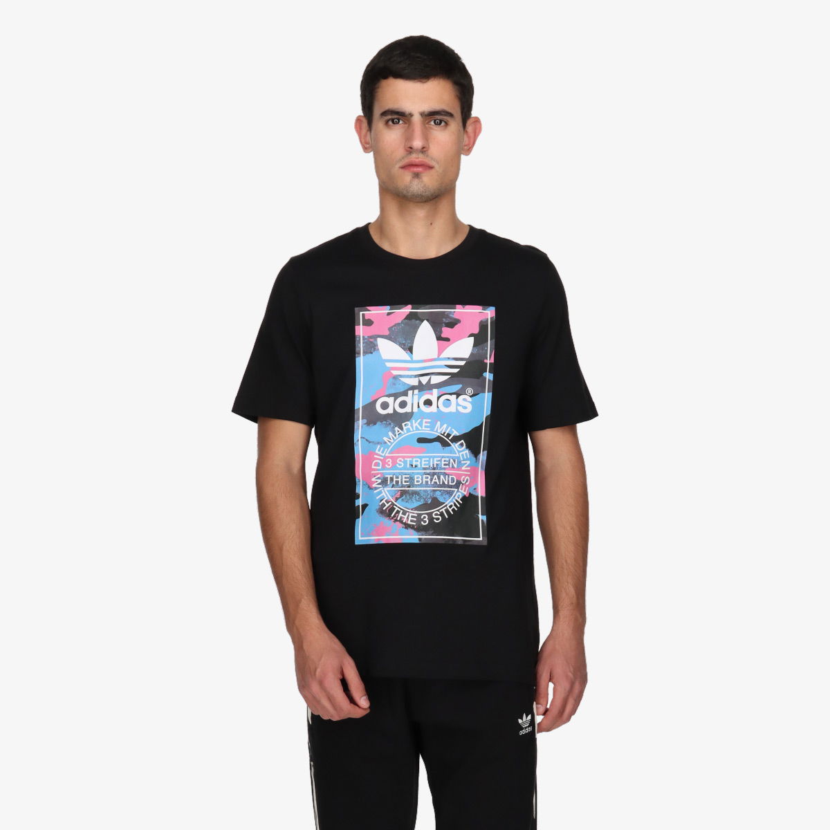 Тениска adidas Originals adidas Originals Camo Print T-Shirt Черно | HK5157, 1