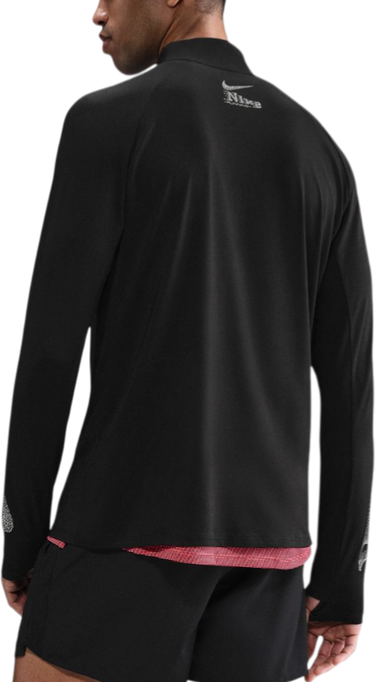 Суитчър Nike Nike Stride Long Sleeve Running Top Черно | ih2816-010, 1