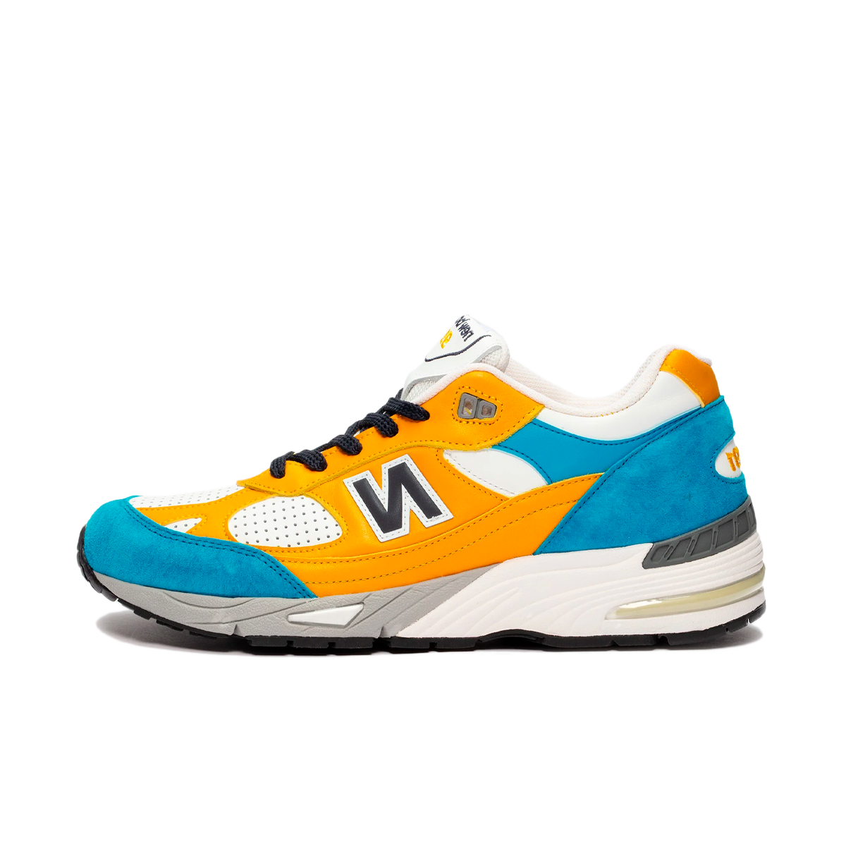Кецове и обувки New Balance Sneakersnstuff x 991 "Blue/Yellow" Жълто | M991EF, 0